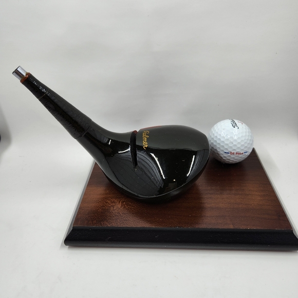 Vintage Arnold PALMER Golf Club Business Card Holder Titleist Ball Office Decor - Picture 5 of 15